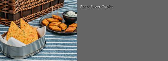 Rezeptbild für "Picknick-Pfannkuchen-Rauten"