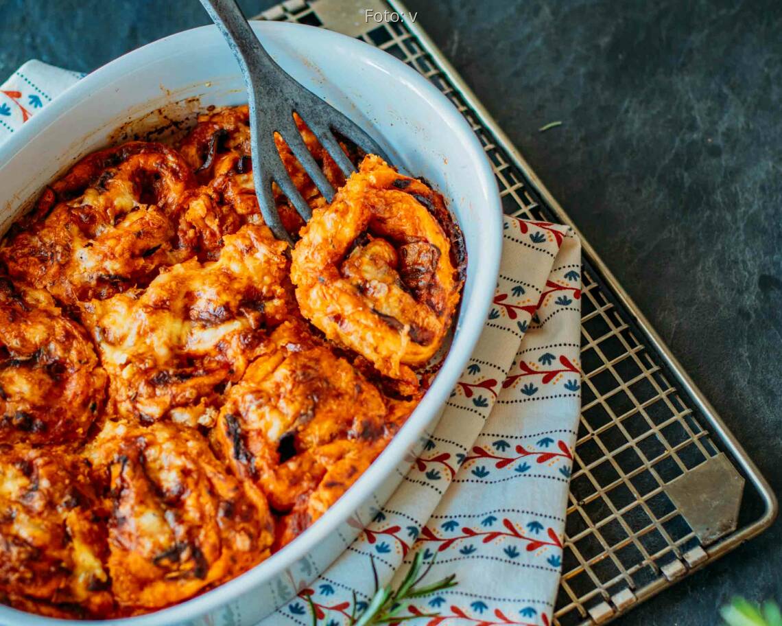 Vegetarisches Rezept: Pizza Rolls_1