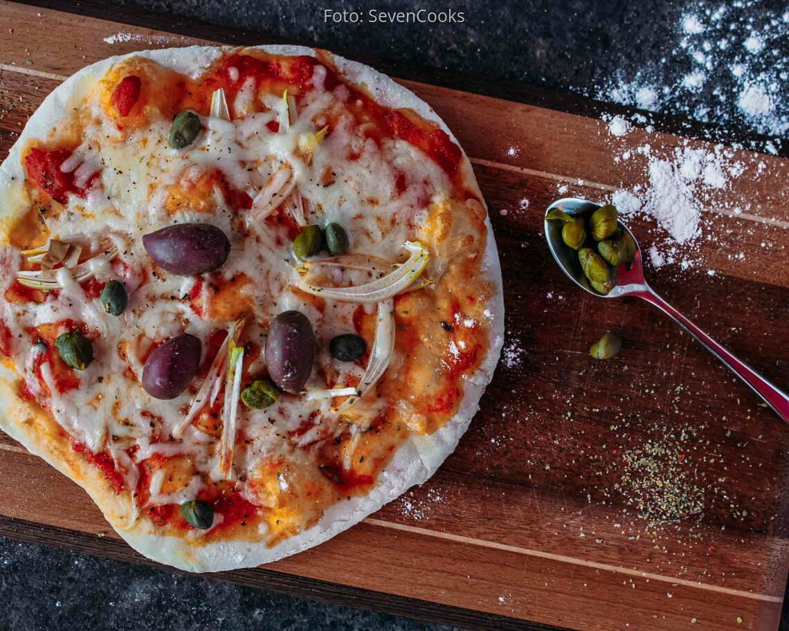 Vegetarisches Rezept: Pizza vom Grill 3