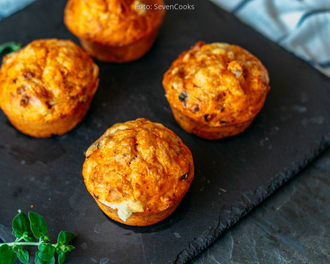 Vegetarisches Rezept: Pizza-Muffins_1