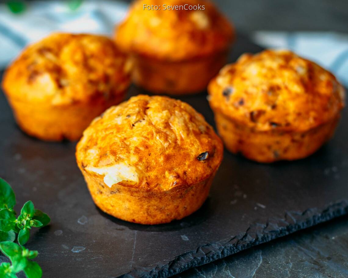 Vegetarisches Rezept: Pizza-Muffins_3