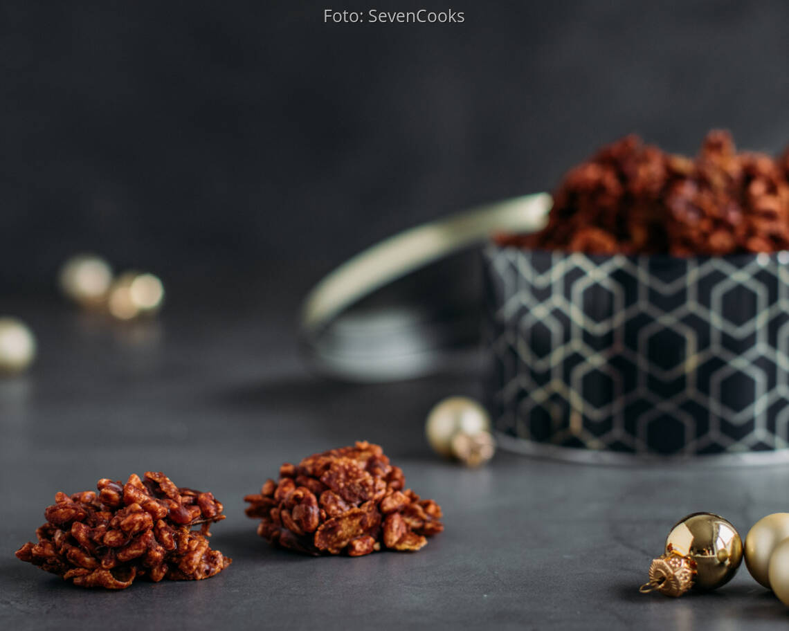 Vegetarisches Rezept: Puffreis-Schoko-Crossies 1