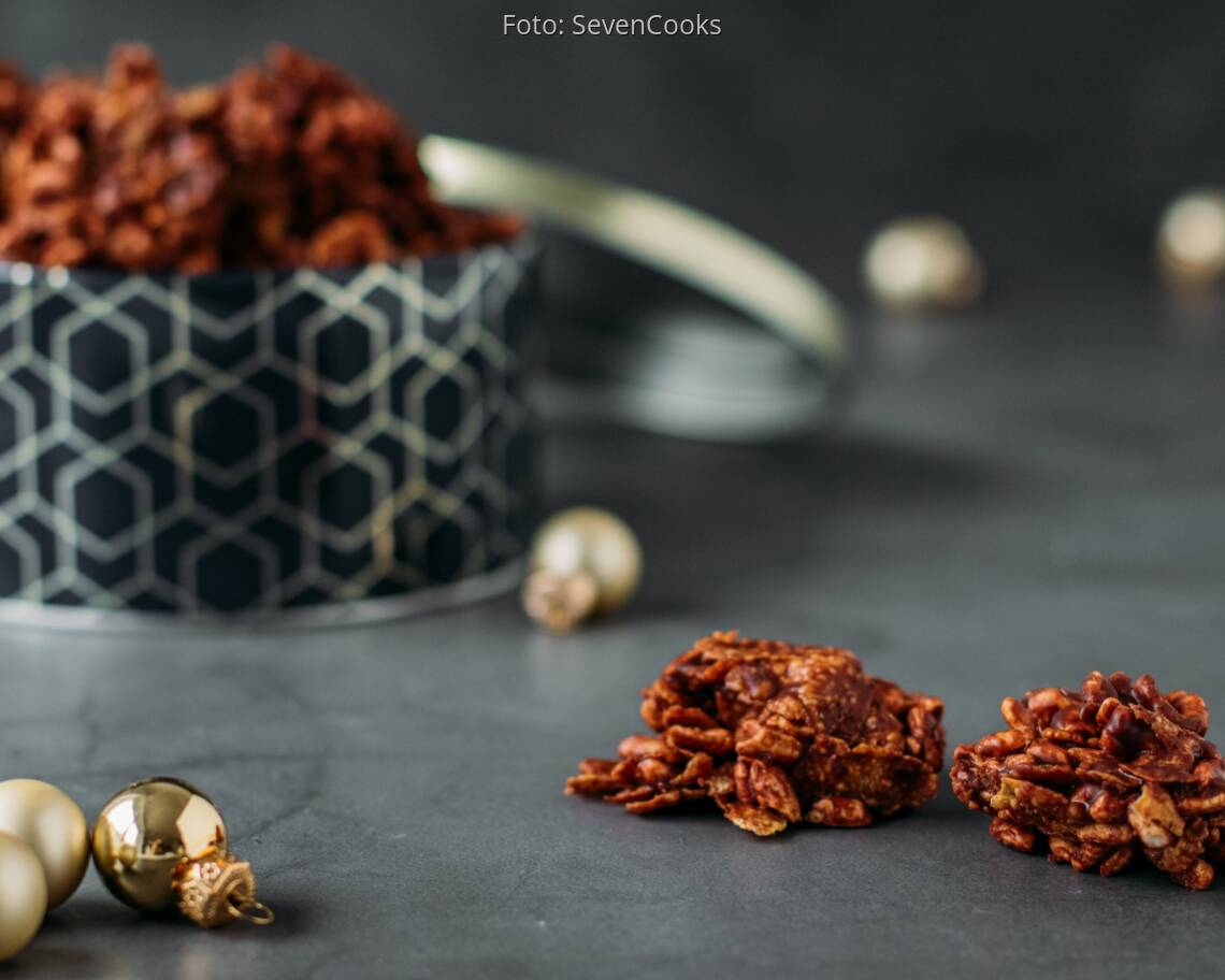 Vegetarisches Rezept: Puffreis-Schoko-Crossies 3
