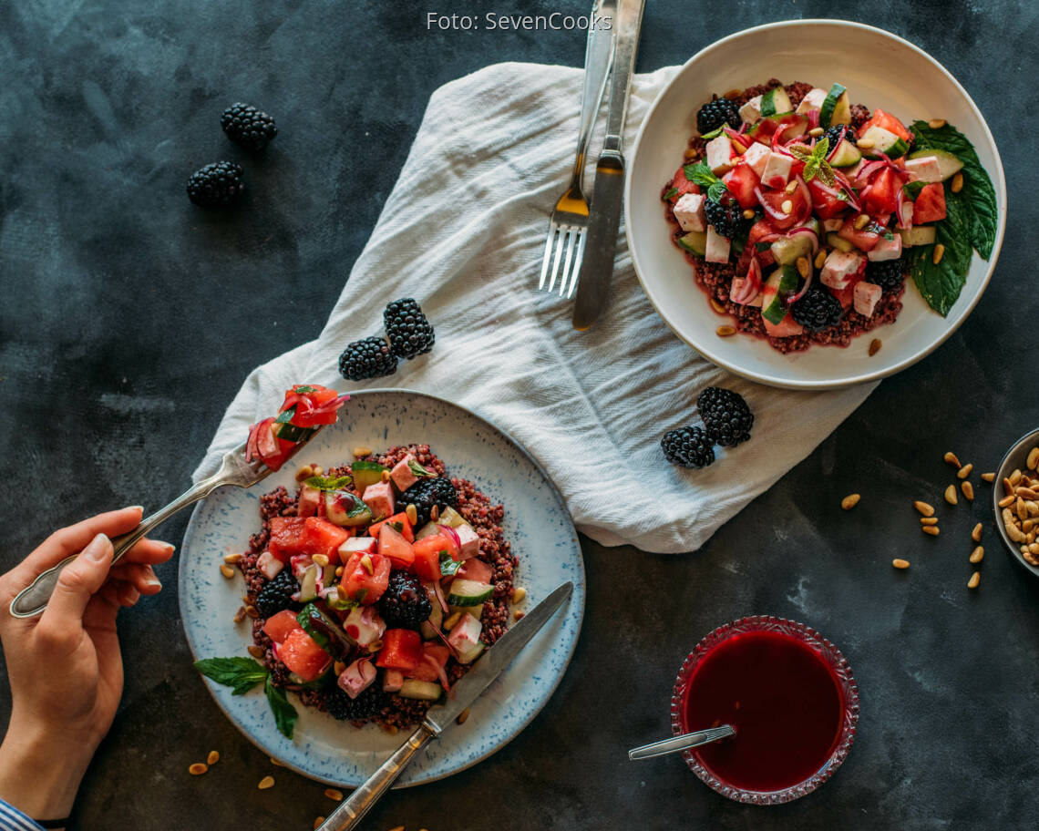 Vegetarisches Rezept: Quinoasalat 3