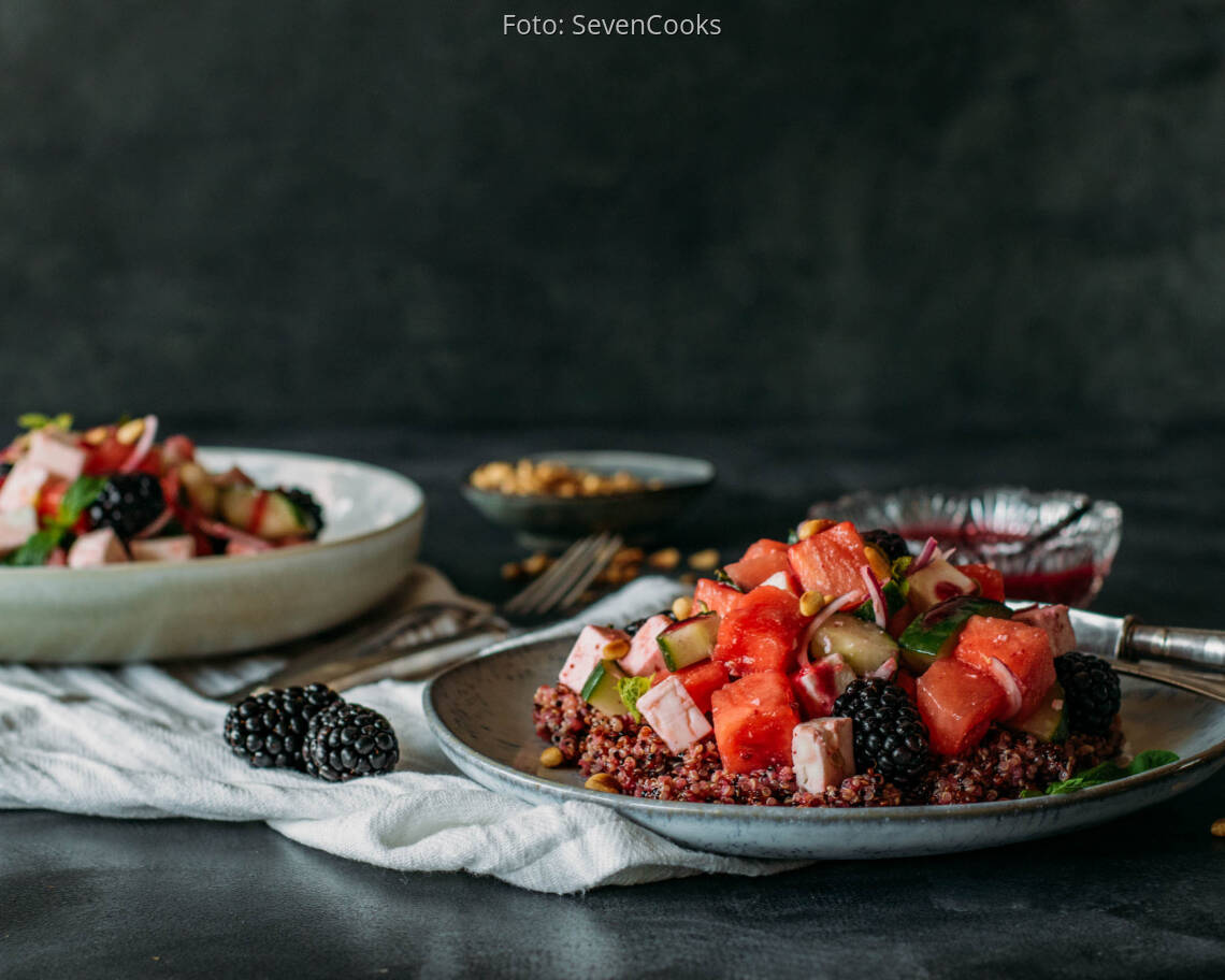 Vegetarisches Rezept: Quinoasalat 4