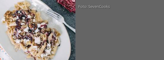 Rezeptbild für "Radicchio-Walnuss-Pasta"