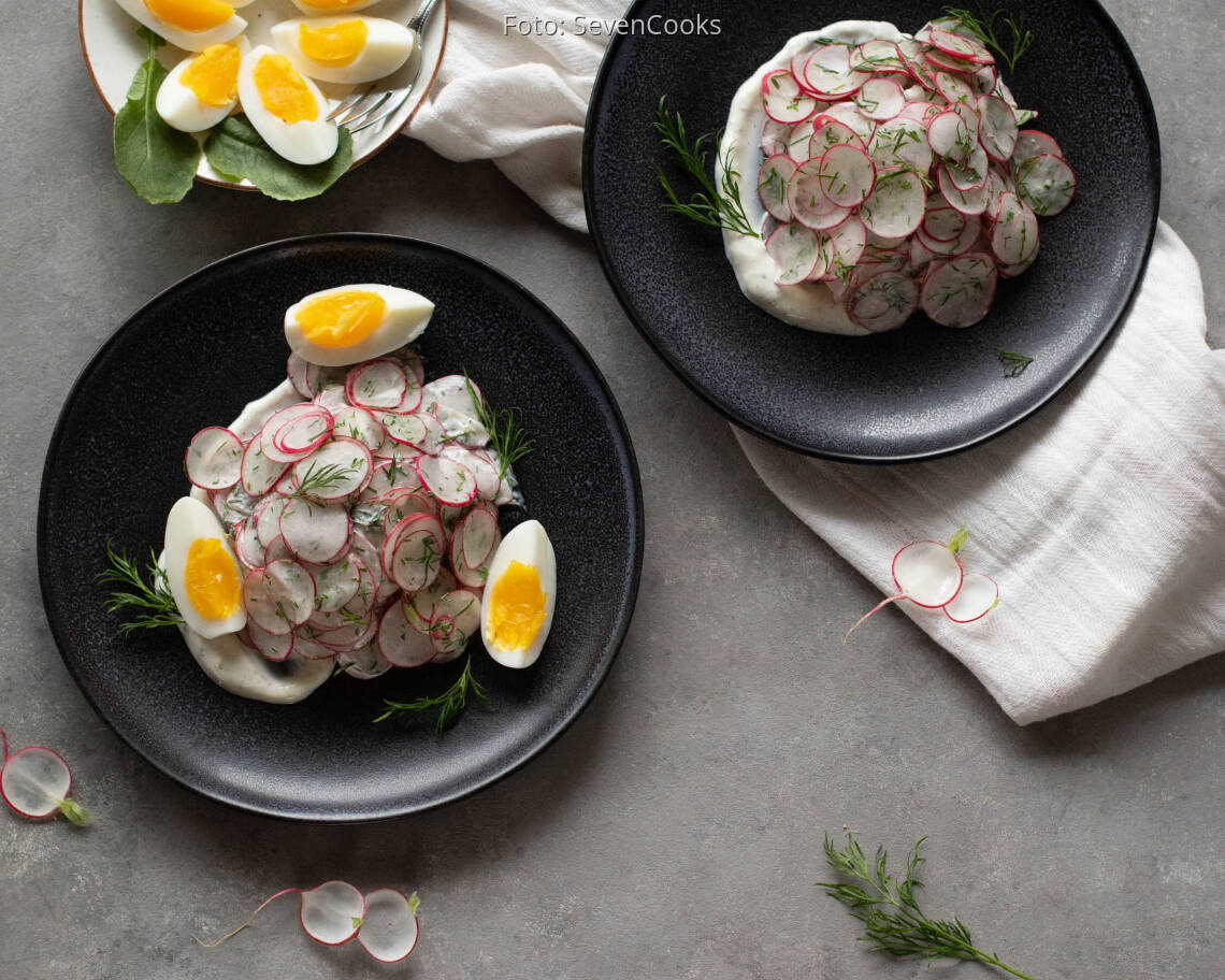 Vegetarisches Rezept: Radieschensalat