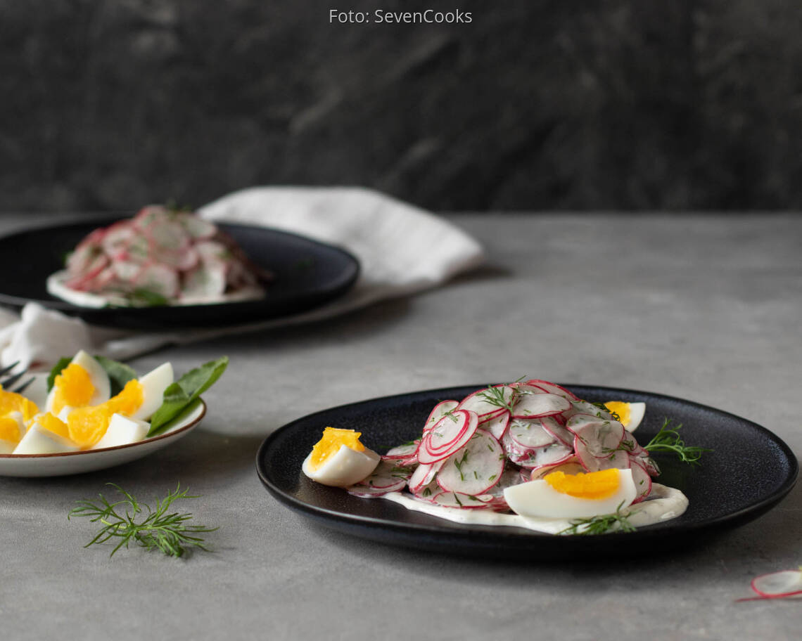 Vegetarisches Rezept: Radieschensalat