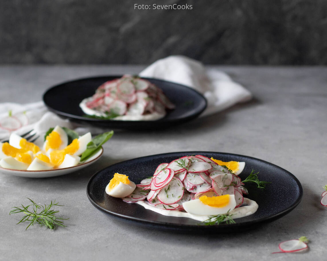 Vegetarisches Rezept: Radieschensalat