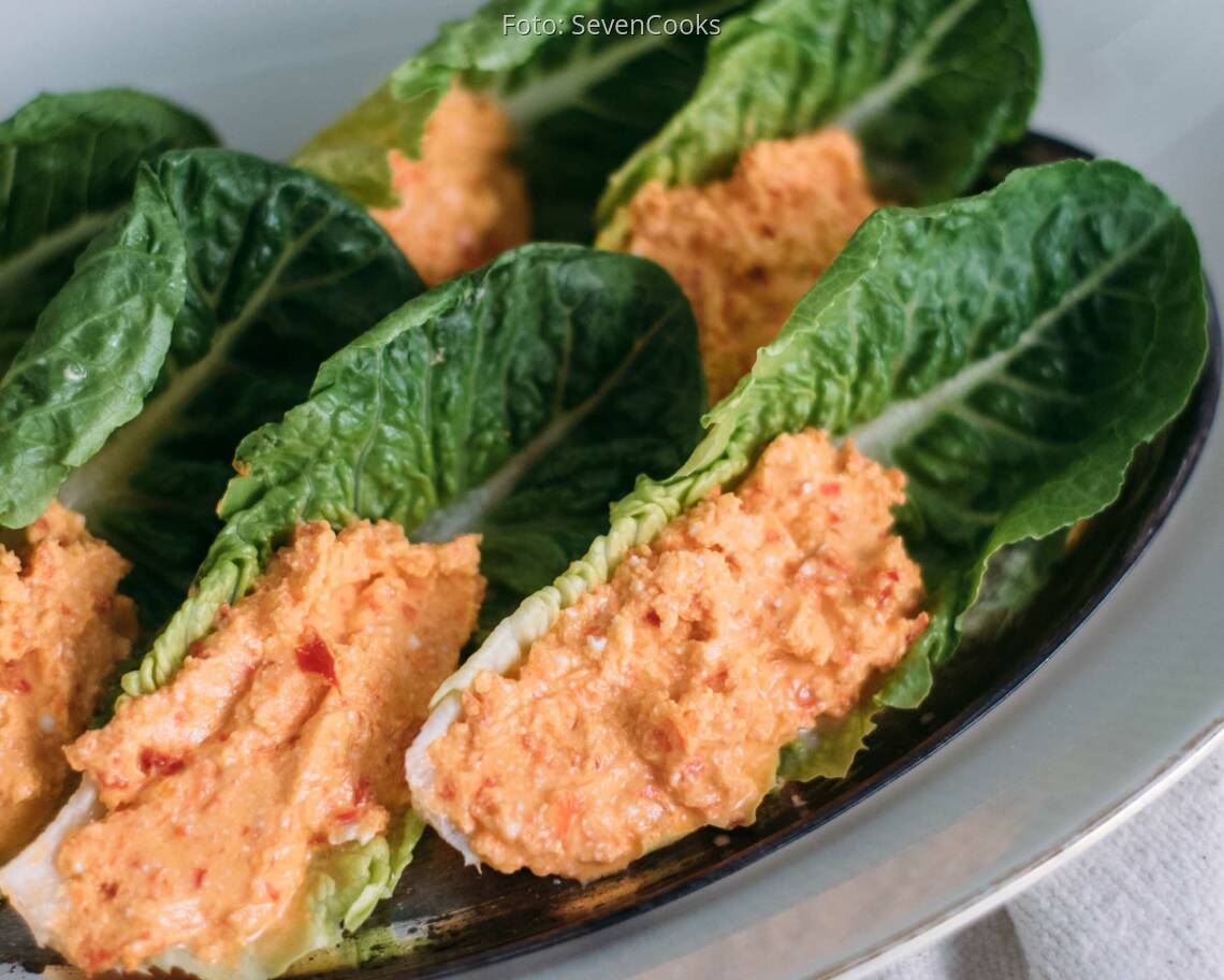 Vegetarisches Rezept: Romanasalat-Sticks_3