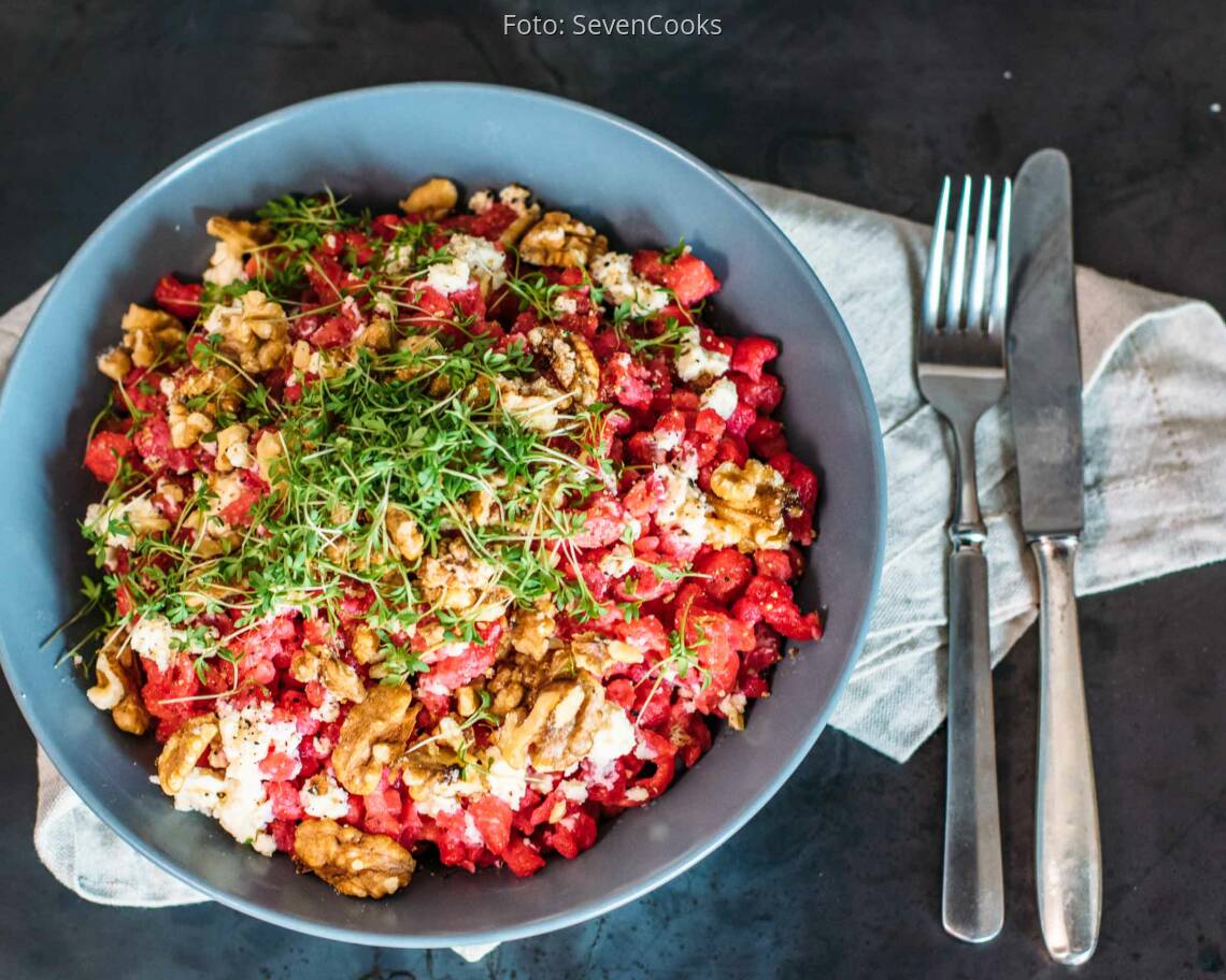 Vegetarisches Rezept: Rote Bete Spätzle 1