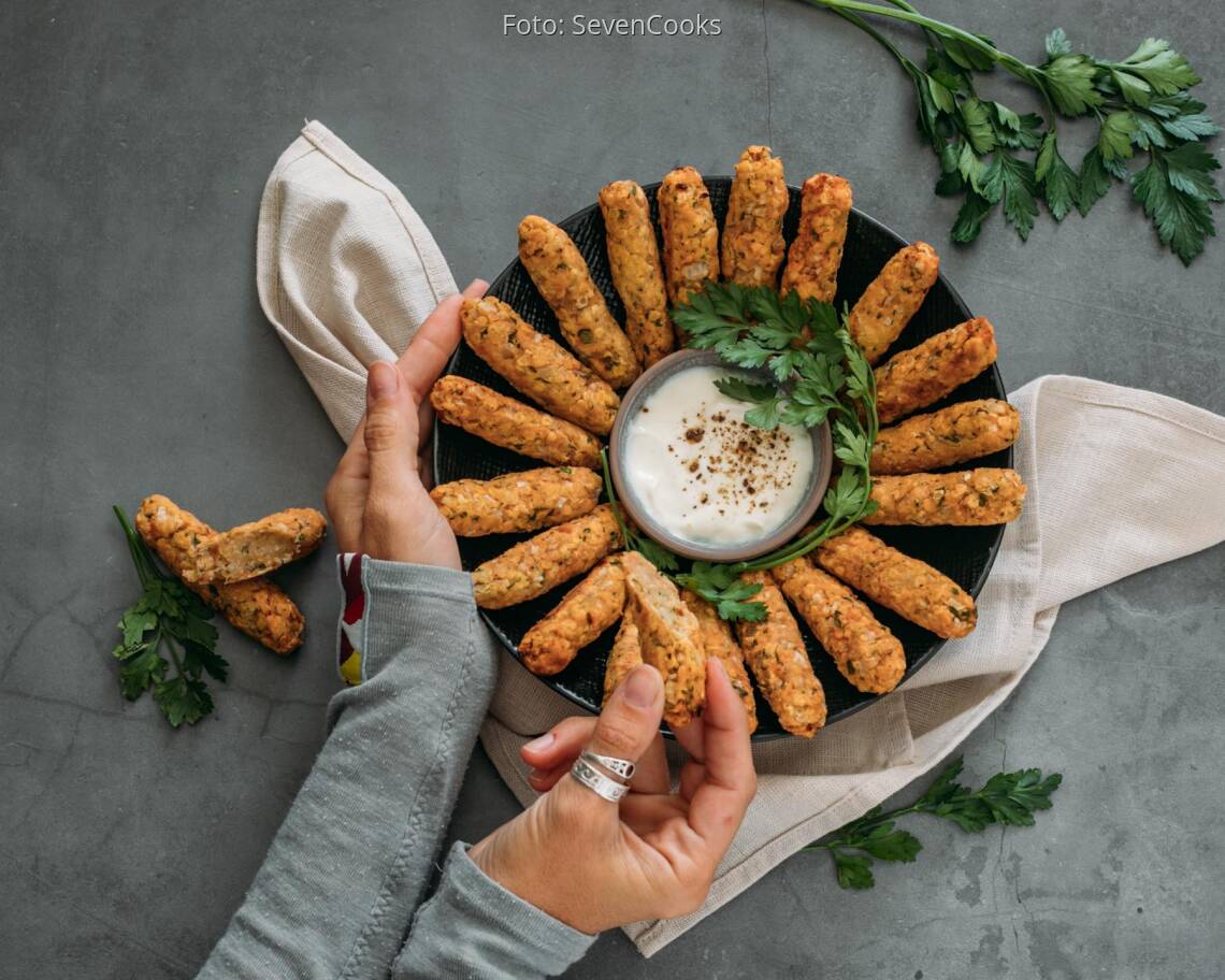 Vegetarisches Rezept: Rote-Linsen-Röllchen 1