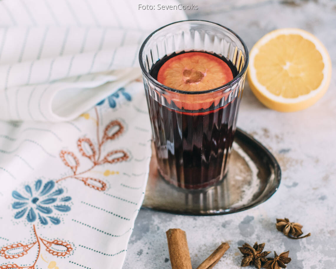 Vegetarisches rezept: Roter Glühwein 1