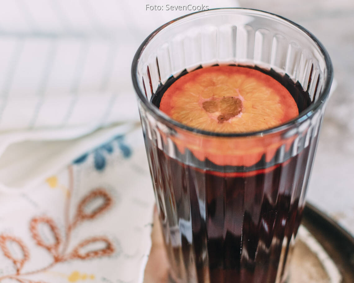 Vegetarisches rezept: Roter Glühwein 3