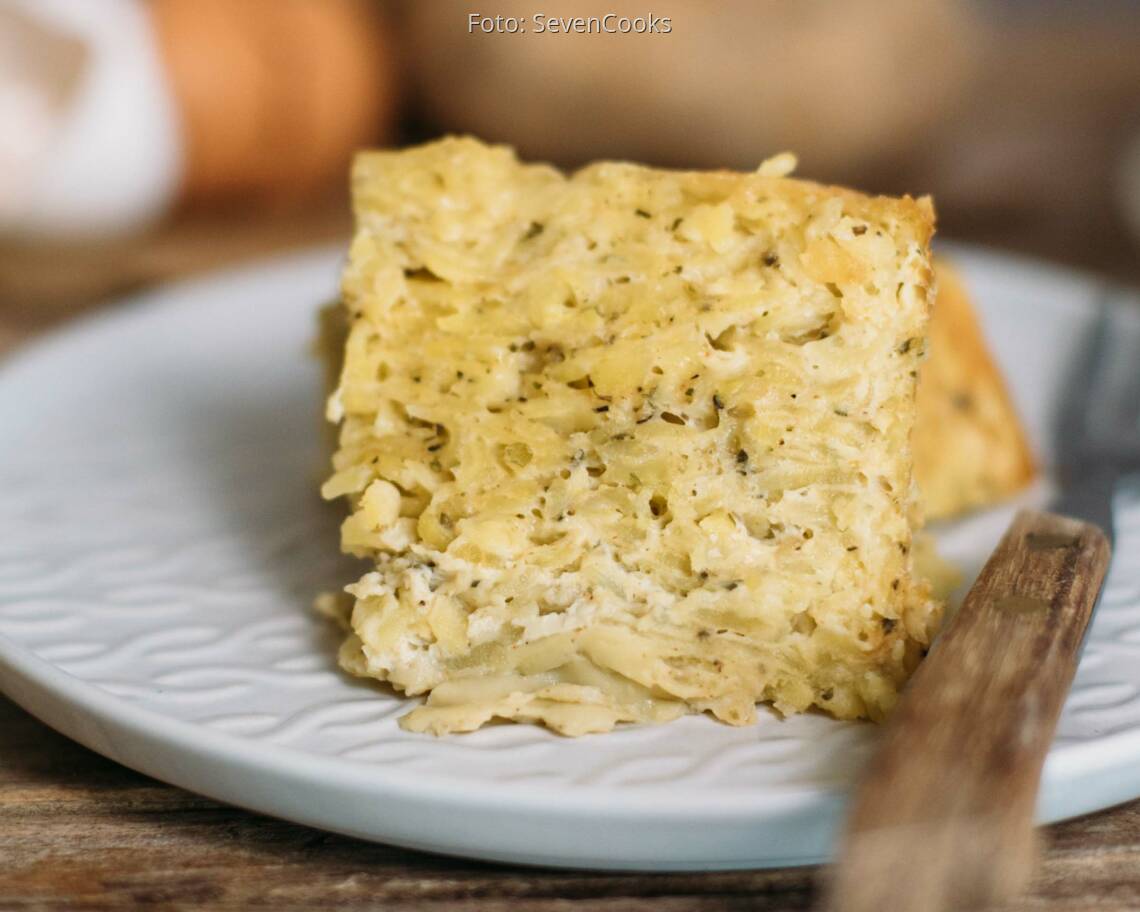 Vegetarisches Rezept: Rösti-Auflauf mit Ei_3