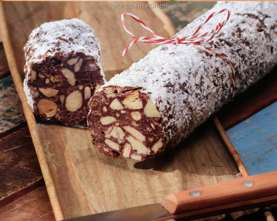 Vegetarisches Rezept: Salame di cioccolato