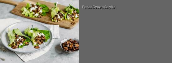 Rezeptbild für "Salatrollen mit Couscous und Feta"