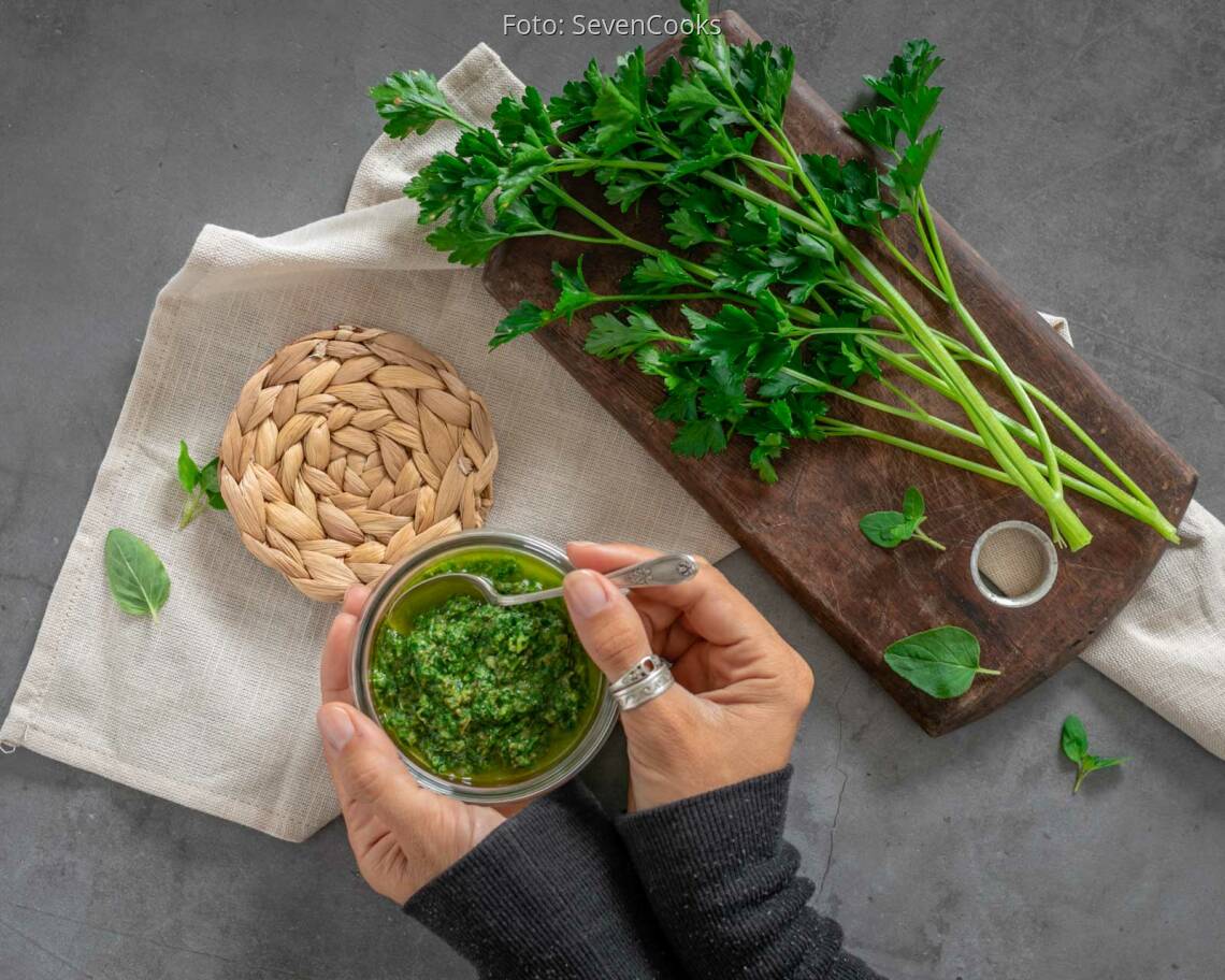 Vegetarisches Rezept: Salsa Verde 2