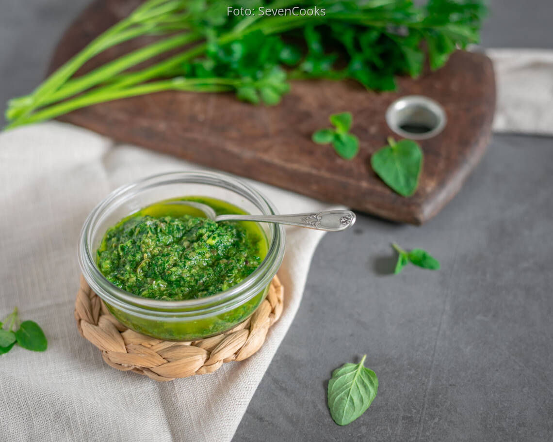 Vegetarisches Rezept: Salsa Verde 3
