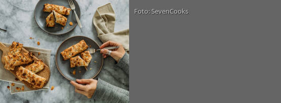 Rezeptbild für "Salted Schoko-Blätterteig-Päckchen"