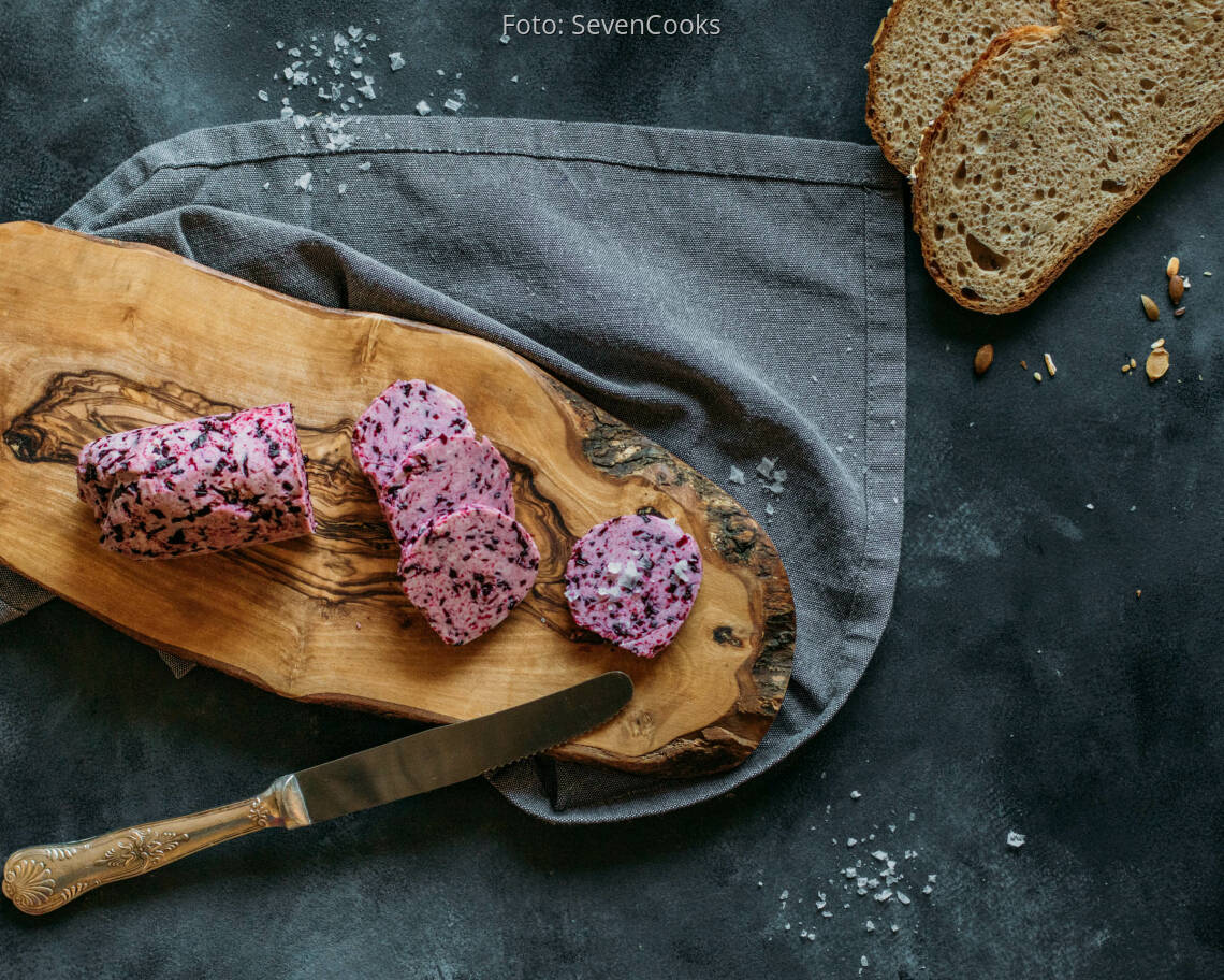 Vegetarisches Rezept: Schalotten-Rotwein Butter