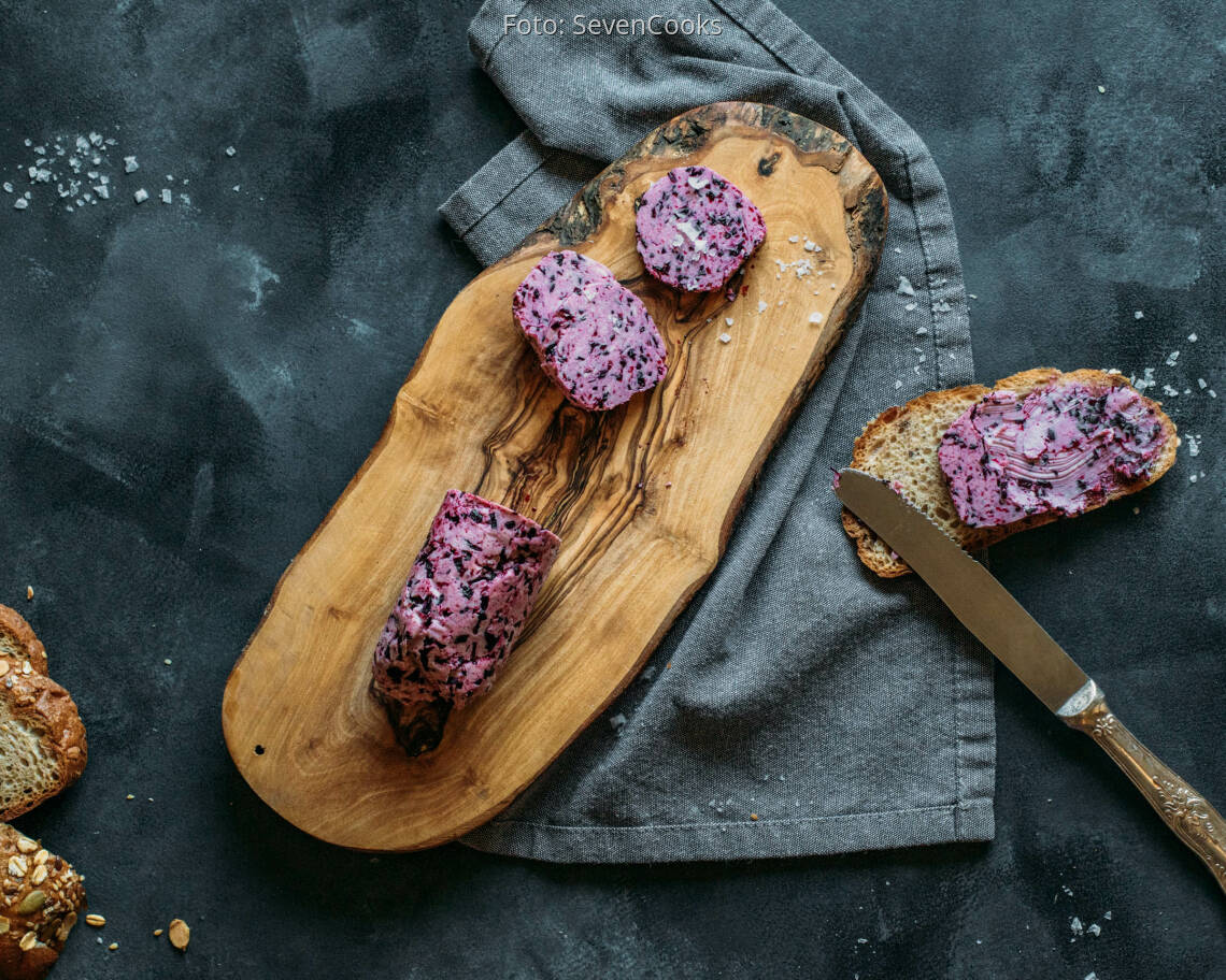 Vegetarisches Rezept: Schalotten-Rotwein Butter