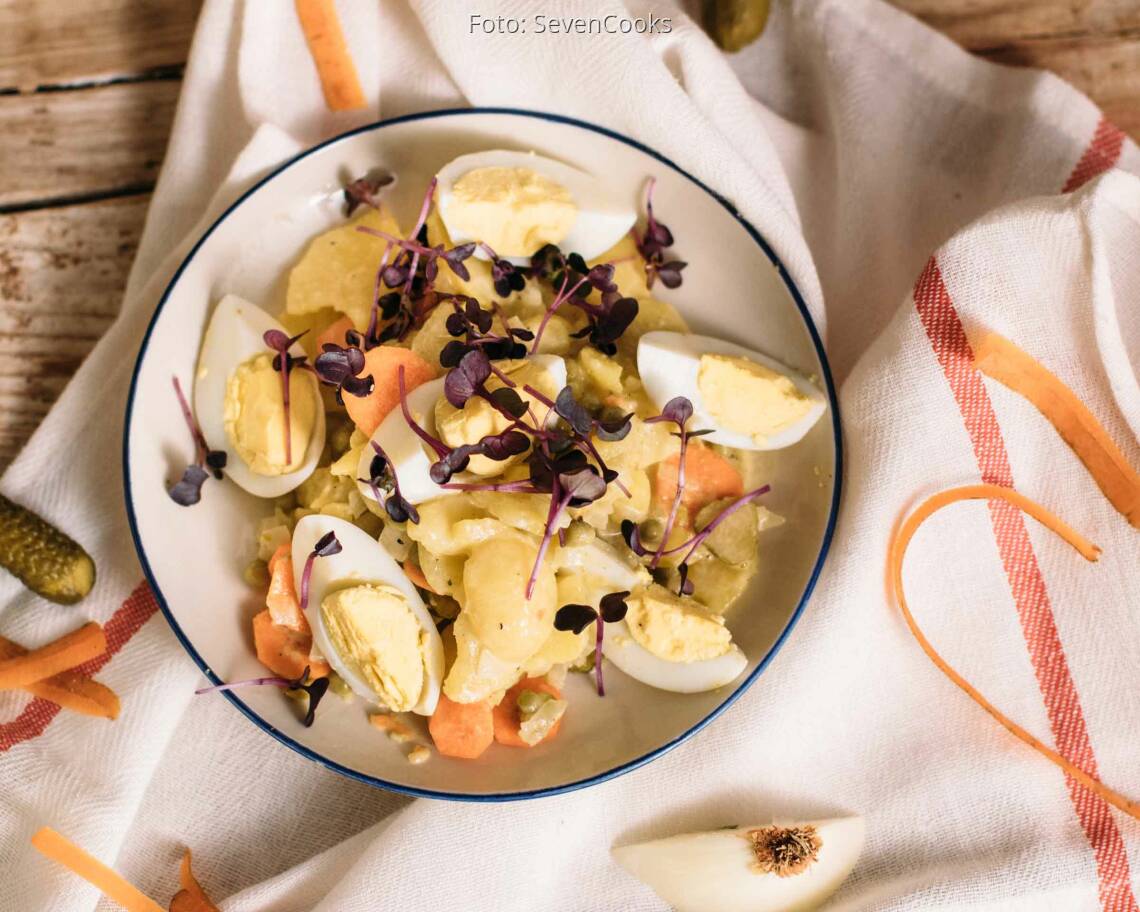 Vegetarisches Rezept: Schlesischer Kartoffelsalat_2