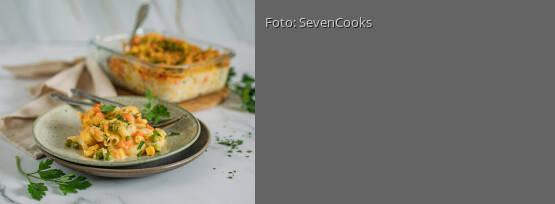 Rezeptbild für "Schneller Nudelauflauf"