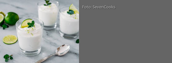 Rezeptbild für "Schnelles Joghurt-Limetten-Dessert"