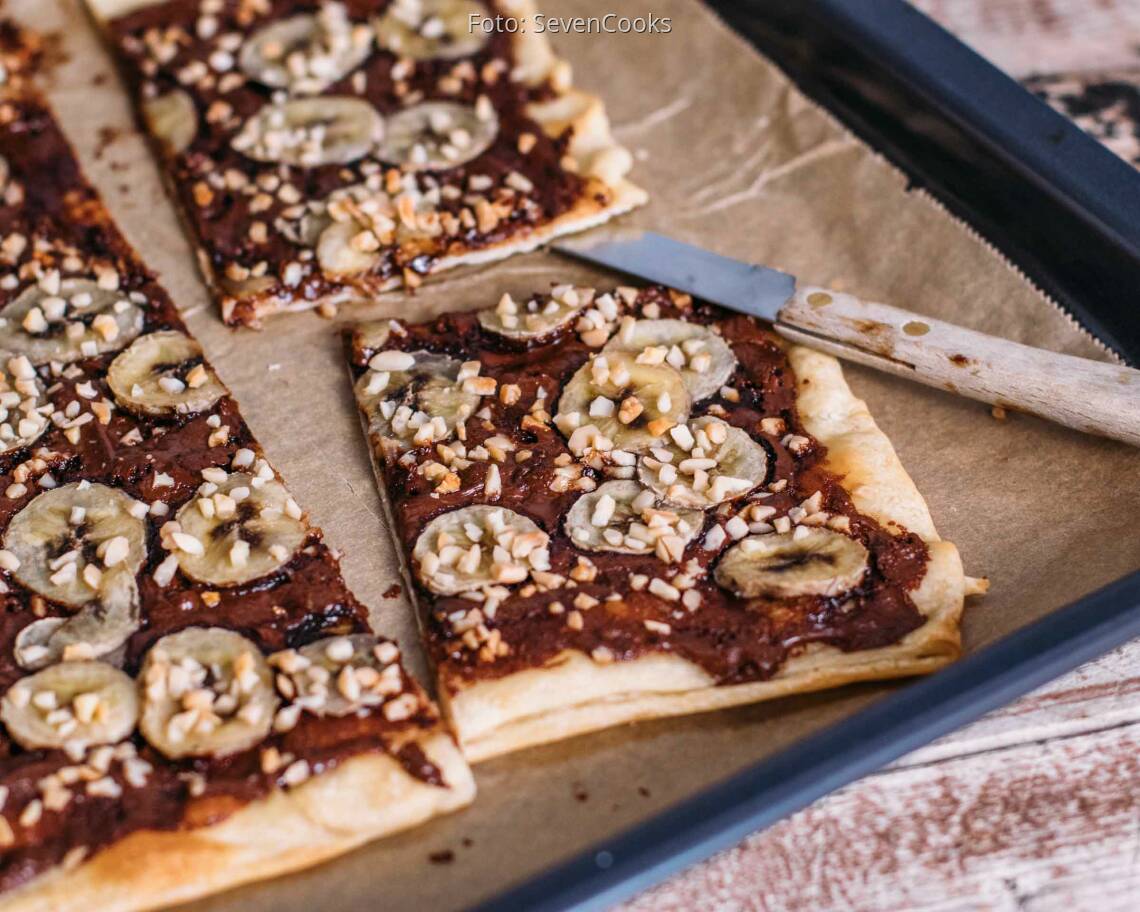 Fertiges Rezept: Schoko Flammkuchen 1