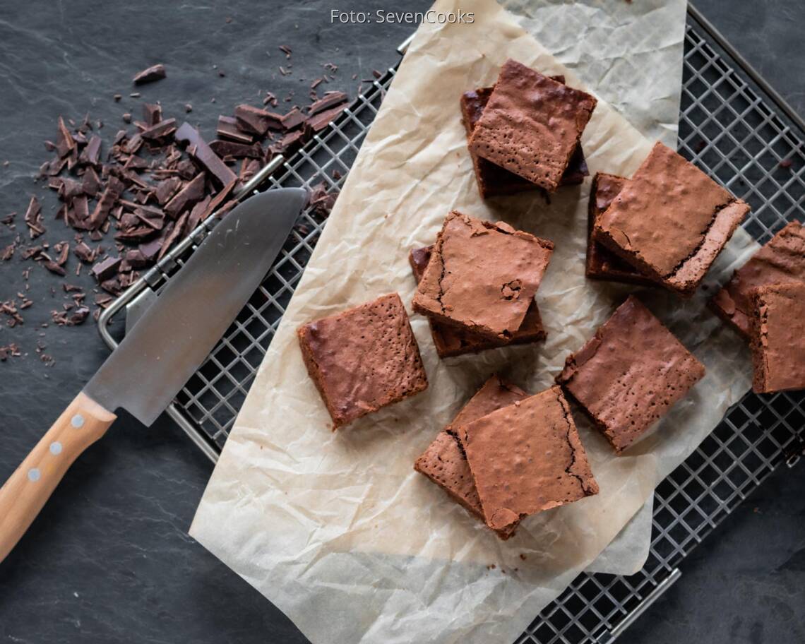 Vegetarisches Rezept: Schoko-Brownies 2