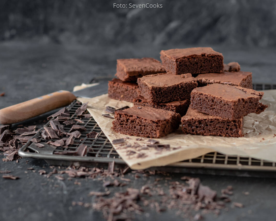 Vegetarisches Rezept: Schoko-Brownies 3