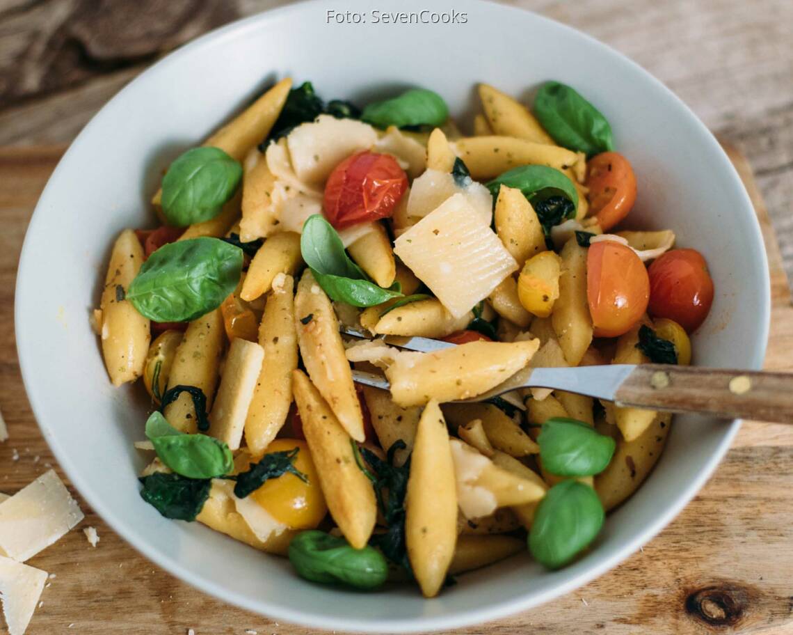 Vegetarisches Rezept: Schupfnudeln Italiänischer Art