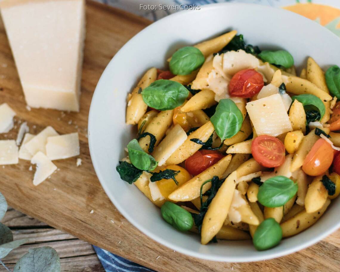 Vegetarisches Rezept: Schupfnudeln Italiänischer Art