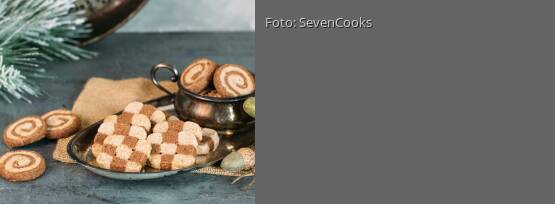 Rezeptbild für "Schwarz-weiß Plätzchen"