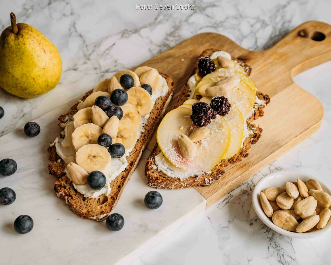 Vegetarisches Rezept: Süße Frühstücksbrote