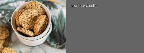 Rezeptbild für "Selbstgemachte Haferflockencookies"