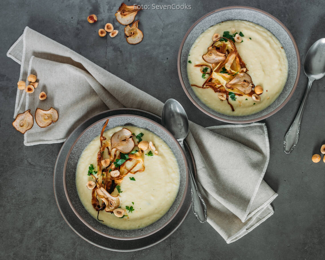 Vegetarisches Rezept: Selleriecremesuppe 1