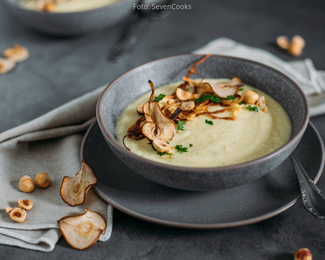 Vegetarisches Rezept: Selleriecremesuppe 3