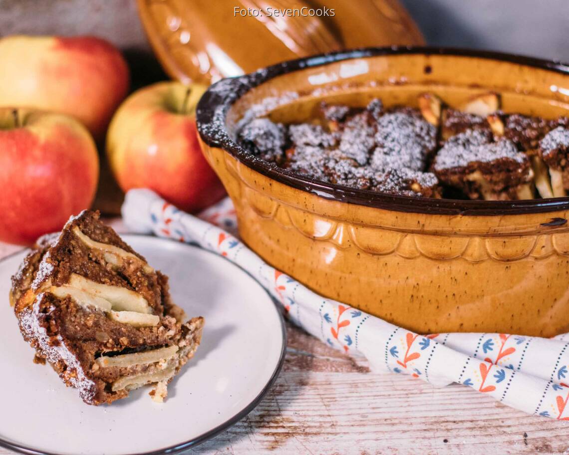 Vegetarisches Rezept: Süßer Lebkuchen–Auflauf 1