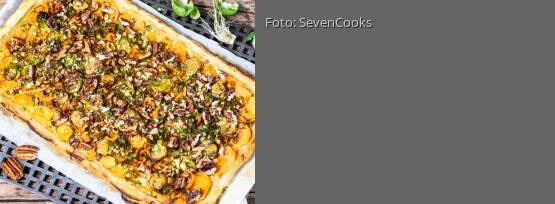 Rezeptbild für "Süßkartoffel-Blätterteig-Tarte"