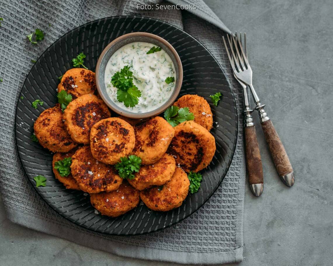 Vegetarisches Rezept: Süßkartoffel-Falafel 1