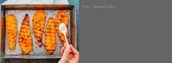 Rezeptbild für "Süßkartoffeln vom Grill"