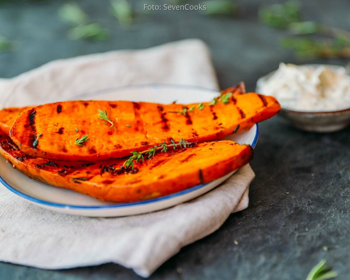 Vegetarisches Rezept: Süßkartoffeln vom Grill 3