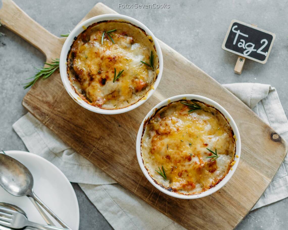 Vegetarisches Rezept: Soulfood Meal-Prep 2: Kürbis-Graupen-Auflauf_1_Schild