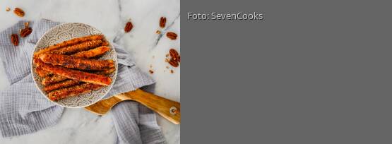 Rezeptbild für "Spargel im Pekannussmantel"