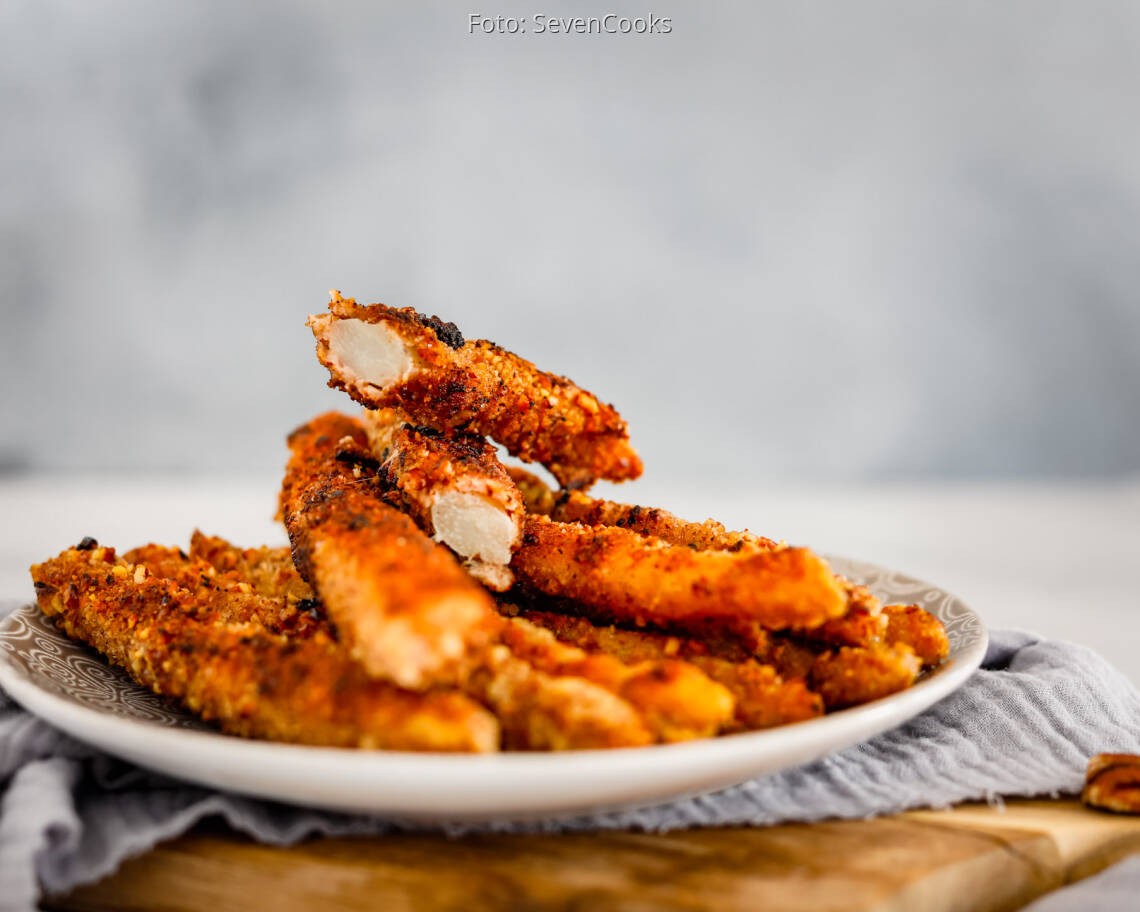 Vegetarisches Rezept: Spargel im Pekannussmantel 3