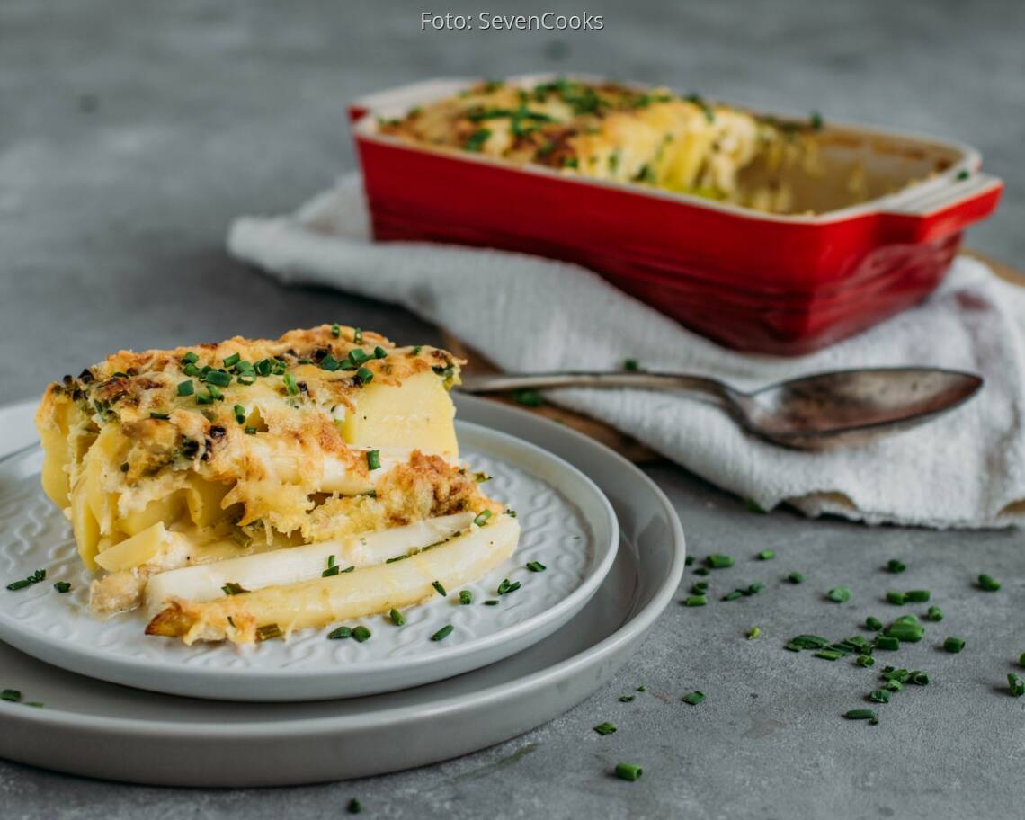 Vegetarisches Rezept: Spargelauflauf 1