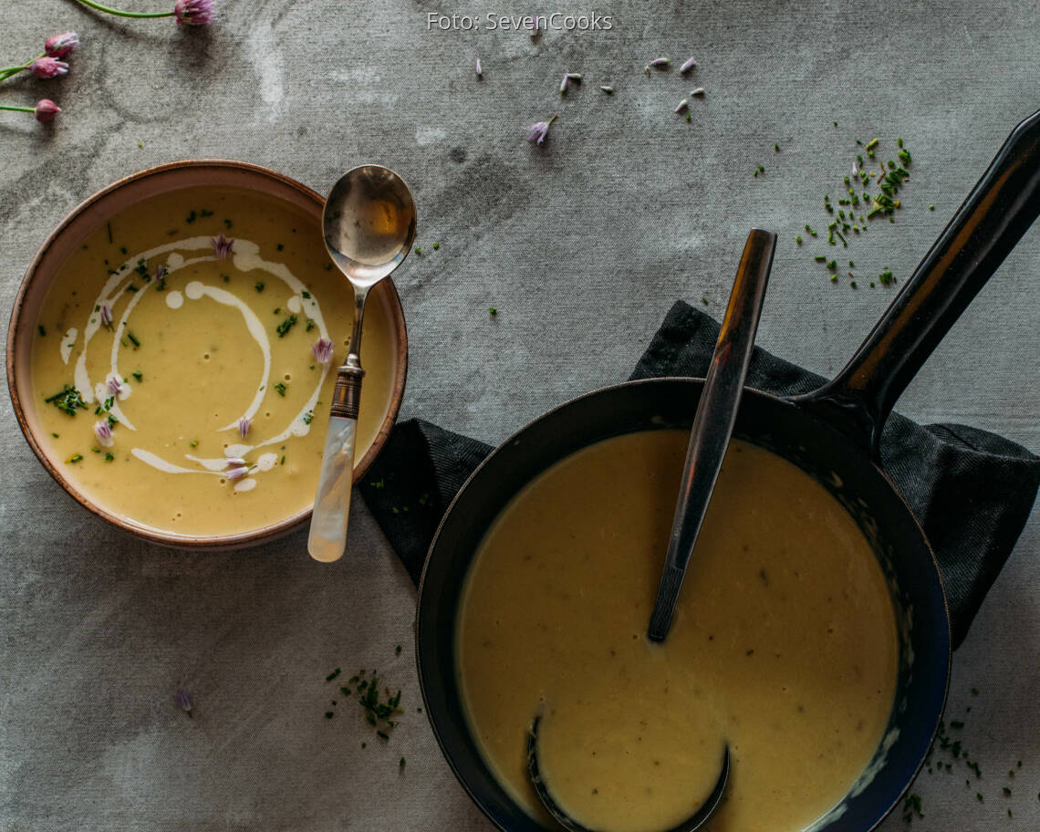 Vegetarisches Rezept: Spargelcremesuppe 3