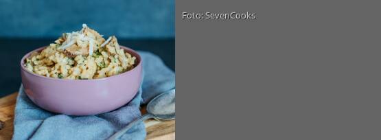 Rezeptbild für "Risotto mit getrockneten Steinpilzen"